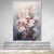 Quadro Decorativo em Tela Canvas Grande 3D Pintura Flores e Passaros V13 - comprar online