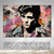 Quadro Decorativo em Tela Canvas Grande 3D Colagem Elvis Preto Branco H02 - comprar online