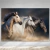 Quadro Decorativo em Tela Canvas Grande 3D Fazenda Cavalos Restaurante - comprar online