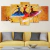 Quadro Decorativo Mosaico Bailarinas Pintura Arte 158x65