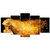 Quadro Decorativo Mosaico Cabeleireira Cabelos Loiros 158x65 - comprar online
