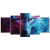 Quadro Decorativo Mosaico Lobo Cosmico Universo Sala 158x65 - comprar online