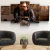 Quadro Decorativo Mosaico Barber Shop Moto Recepcao 158x65