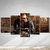 Quadro Decorativo Mosaico Barber Shop Moto Recepcao 158x65 na internet