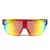 ÓCULOS DE SOL ESPORTIVO SNOW - VERMELHO C/ VERMELHO ESPELHADO
