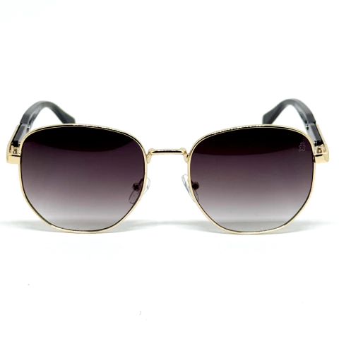 ÓCULOS DE SOL HEXAGONAL RIVER - PRETO DEGRADÊ - comprar online