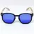 ÓCULOS DE SOL IPANEMA WOOD - AZUL ESPELHADO COM HASTE CLARA - comprar online