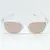 ÓCULOS DE SOL ESPORTIVO ZOOM POLARIZADO - TRANSPARENTE FOSCO COM ROSE ESPELHADO
