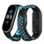 Pulseira de Silicone Sport para Mi Band - Preto e Azul