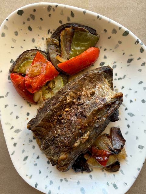 VACIO AL HORNO CON VEGETALES - comprar online