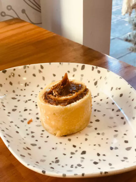 Arrollado con Dulce de Leche Keto