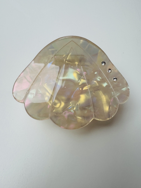 Piranha Concha Bege c/ Strass