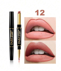 Lápiz labial y delineador de labios de doble extremo, maquillaje de labios antiadherente a prueba de manchas de larga duración - Yoa Sales Havana