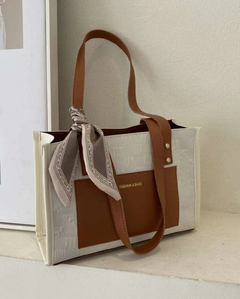 Decoración De Lazo, Ligera Y Casual De Negocios, Carril Aleatorio De Bufanda Cuadrada Decorada Para Bolsa Para Adolescentes, Estudiantes Univers