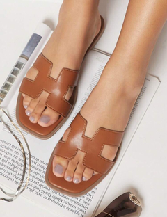 Sandalias Planas De Estilo Simple Para Mujeres