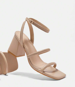 CUCCOO BIZCHIC Sandalias de tacón alto de unicolor a la moda, versátiles y elegantes para negocios, casual y eventos como, Navidad y otoño - comprar en línea