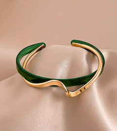 1 pulsera de metal curvada, adecuada para regalo del Día de San Valentín en internet