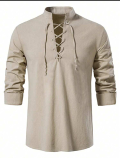 Camiseta De Encaje Frontal Con Cordones Para Hombres En El Día De San Valentín