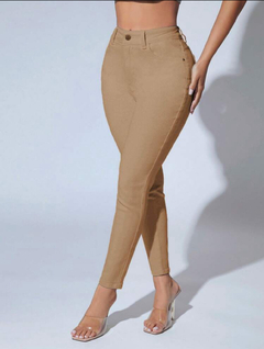 Pantalón Skinny elástico de mujer tiro alto. - Yoa Sales Havana