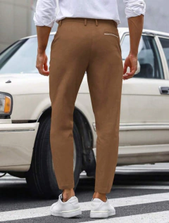 Hombres Pantalones de traje con bolsillo oblicuo crop en internet
