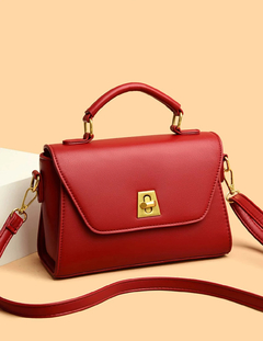 Nuevo Diseño De Contrastes De Tela Impermeable Pu En Un Bolso Cuadrado, Con Diseño De Cierre Y Abertura De Seguro Y Asa Para Portabilidad, - comprar en línea