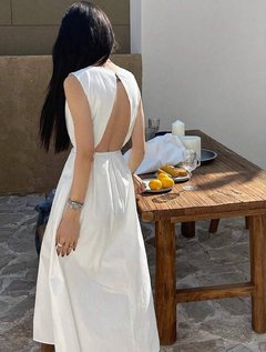 DAZY Vestido De Mujer Sin Mangas Con Cuello Redondo Y Color Sólido - comprar en línea