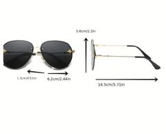 1 pieza de gafas de sol cuadradas elegantes y de moda con abeja pequeña de boutique, unisex, retro, accesorios de playa