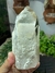 Ponta Natural Semi Lapidada e Polida de Cristal de Quartzo Fumê Claro Transparente