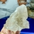 Drusa Bruta e Natural de Cristal de Quartzo Fumê Claro Transparente na internet