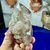 Imagem do Drusa Bruta e Natural de Cristal de Quartzo Sutilmente Acitrinado Transparente