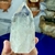 Ponta Extra Natural Semi Lapidada e Polida de Cristal de Quartzo Transparente - Portal dos Cristais