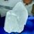 Drusa Bruta e Natural de Cristal de Quartzo Transparente