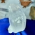 Ponta Extra Bruta e Natural de Cristal de Quartzo Gêmeos Transparente - Portal dos Cristais