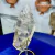 Forma Livre Lapidada e Polida de Cristal Fumê Claro Transparente - loja online