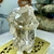 Drusa Bruta e Natural de Cristal de Quartzo Fumê Transparente
