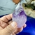 Ovo Natural Facetado Lapidado e Polido de Cristal de Quartzo Ametista Transparente. - loja online