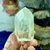 Ponta Natural Extra Semi Lapidada e Polida de Cristal de Quartzo Transparente