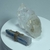 Mini Drusa Natural de Cristal + Kit Natural de Selenita e Cianita Azul - Energia e Purificação - loja online