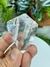 Ponta Natural Lapidada e Polida de Cristal de Transparente -Amplificação e Clareza na internet