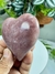 Coração Natural Lapidado e Polido de Quartzo Morango - Equilíbrio e Autoestima - comprar online