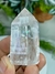 Ponta Natural Semi Lapidada de Cristal Transparente - Clareza e Cura