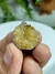 Pingente Natural e Bruto de Mini Drusa de Cristal Citrino Transparente - Prosperidade e Sucesso