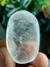 Sabonete Massageador Natural Lapidado e Polido de Cristal Transparente - Clareza e Energia - Portal dos Cristais