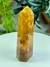 Imagem do Ponta Natural Lapidada e Polida de Cristal Hematoide Amarelo - Vitalidade e Energia