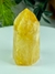 Ponta Natural Lapidada e Polida de Cristal Hematoide Amarelo - Vitalidade e Energia