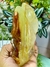 Escultura Natural Extra Polida de Cristal Hematoide Amarelo, Vermelho e Transparente – Energia e Proteção - loja online