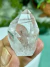 Ponta Natural Lapidada de Cristal Rutilado Transparente - Clareza mental e proteção energética - comprar online