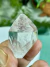 Ponta Natural Lapidada de Cristal Rutilado Transparente - Clareza mental e proteção energética