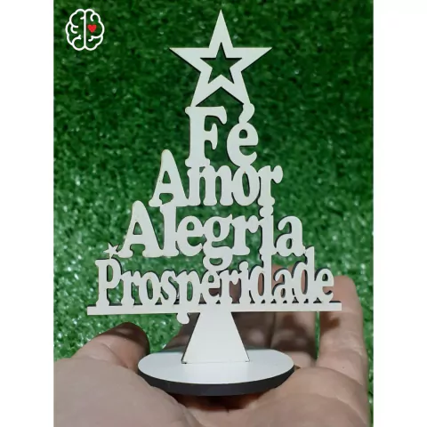 10 ENFEITES ÁRVORE DE NATAL PALAVRAS