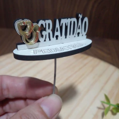 10 ENFEITES DE CHIMARRÃO MDF COM APLIQUE - comprar online